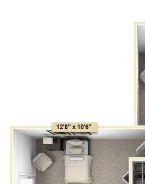 Crescent - Two Bedroom One Bath Floor Plan Crescent - Two Bedroom One Bath Floor Plan at Grand Bend Club, Grand Blanc